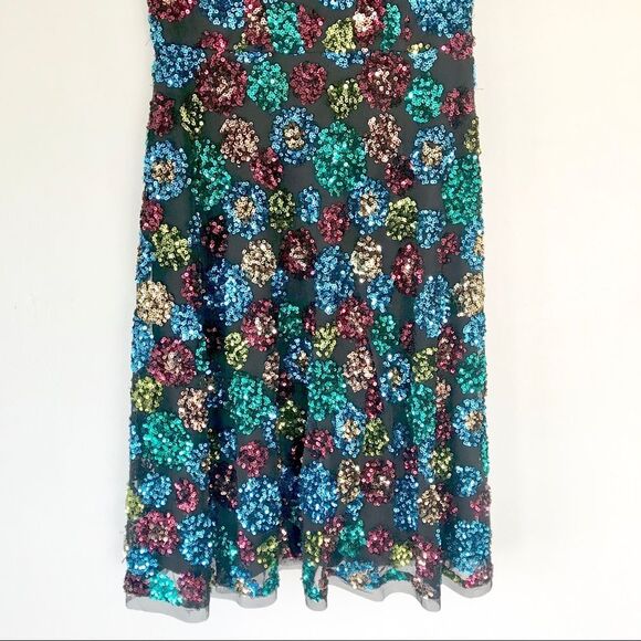 Anthropologie Eva Franco Sequined Midi Dress Size 8 NWT - Picture 11 of 15